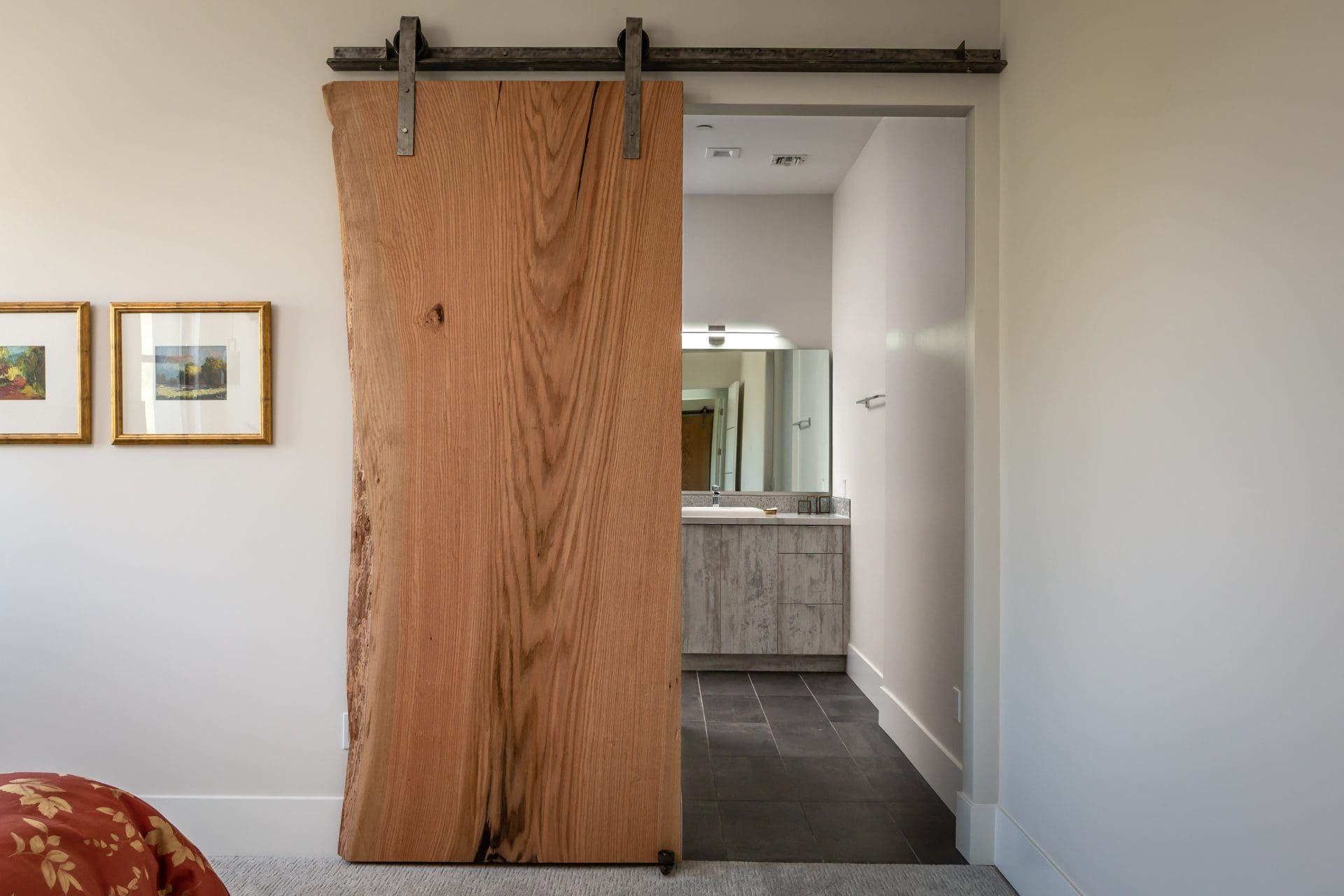 Organic Live Edge Door Porter Barn Wood