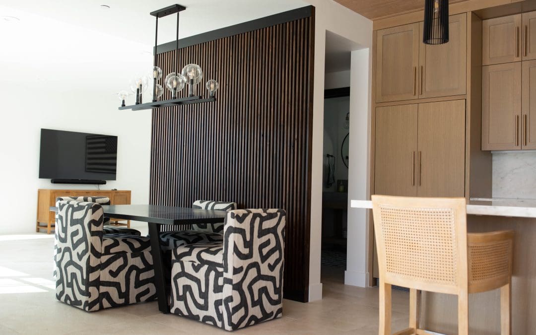 Slat Wall and Dining Table