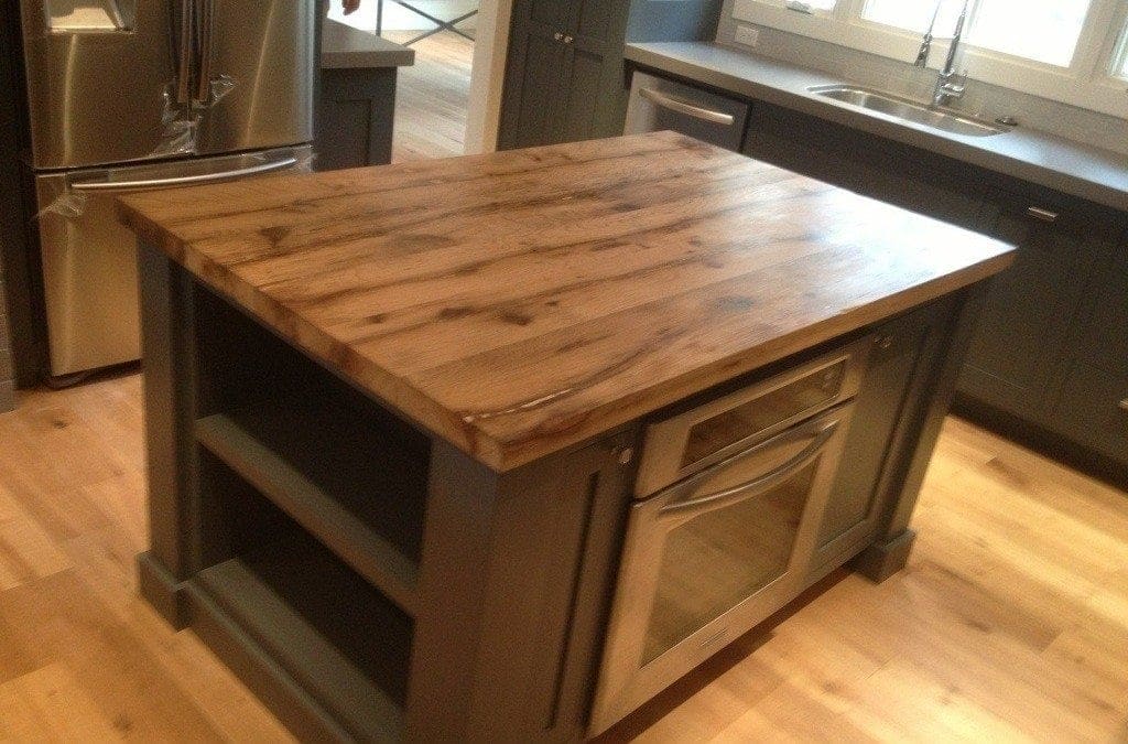 Reclaimed White Oak Center Island