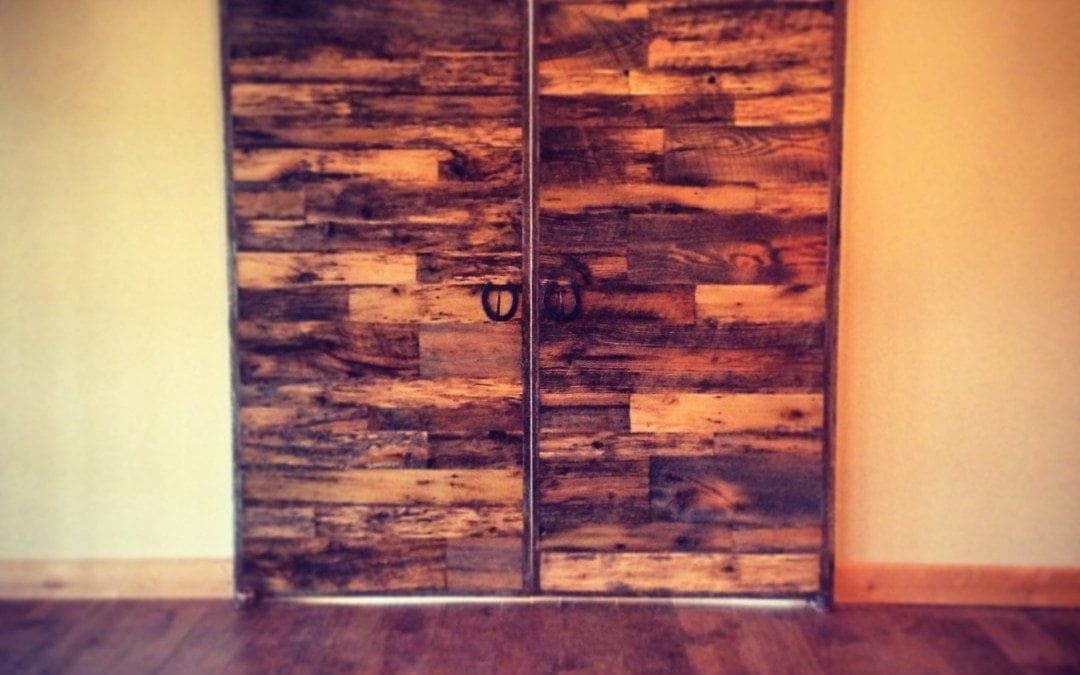 Box Track Bi-Part Tobacco Barn Wood Sliding Doors
