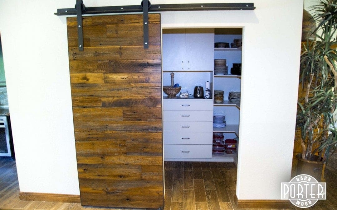 American Chestnut Sliding Barn Door