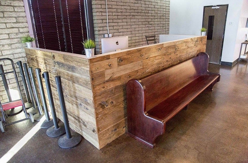Soundbooth – Reclaimed Mushroom Wall