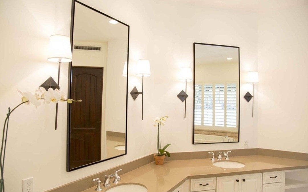 Steel Framed Floating Mirrors