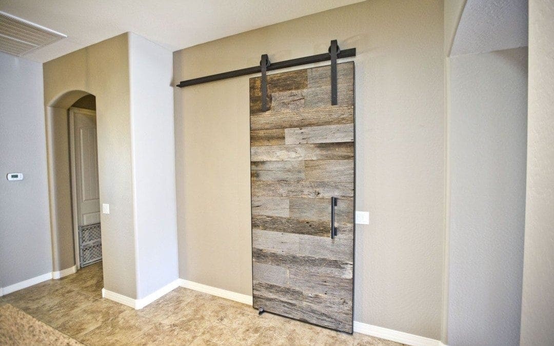 Tobacco Barn Grey Sliding Barn Door