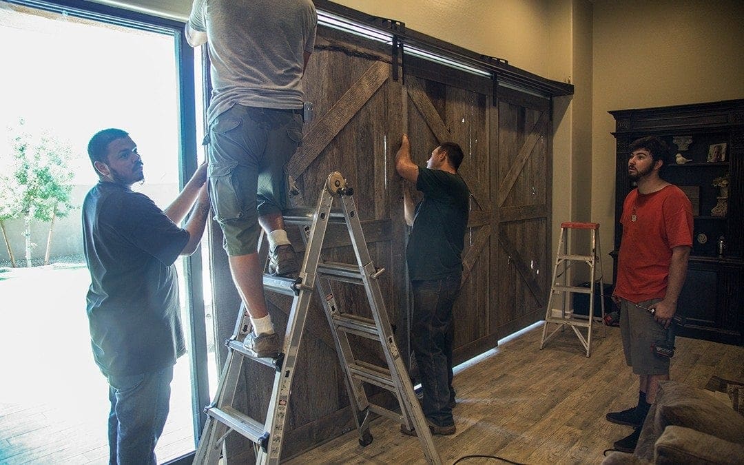 Antique Paneled Shutters