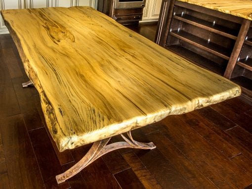 Live Edge Hackberry Dining Table