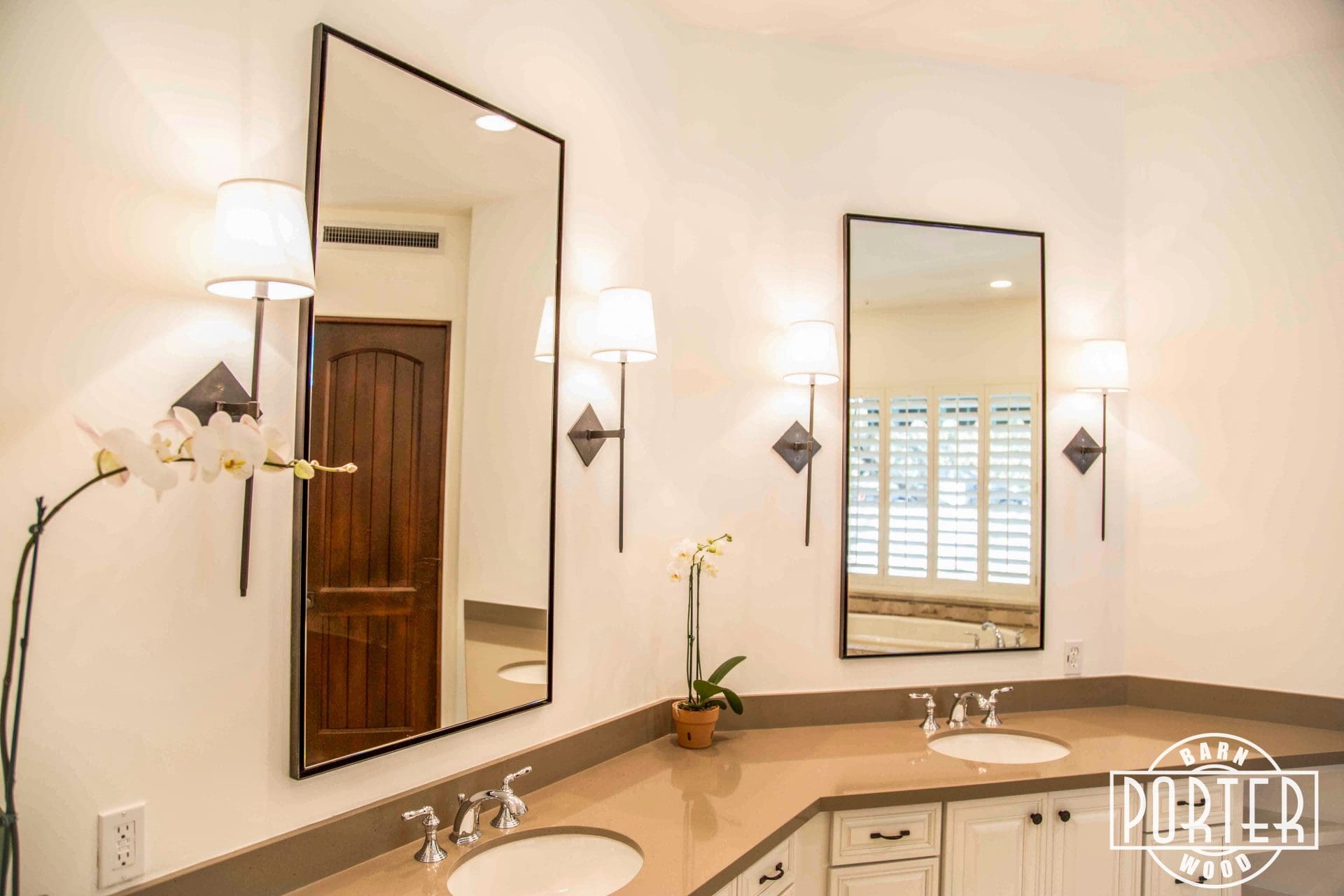 Bathroom Mirror & Cabinet | Porter Barn Wood