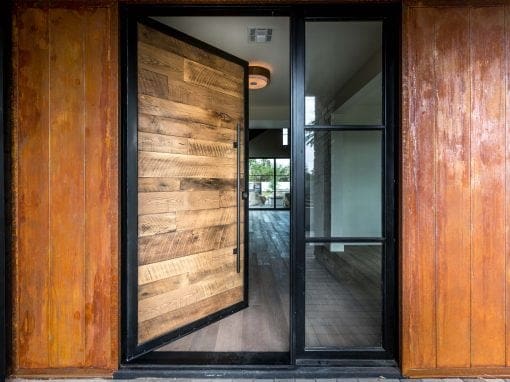 Black Hawk Pivot Door