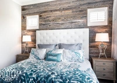 Guinta Master Bedroom Wall | Porter Barn Wood