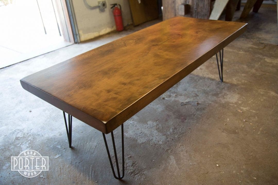 Hairpin Leg Coffee Table Porter Barn Wood