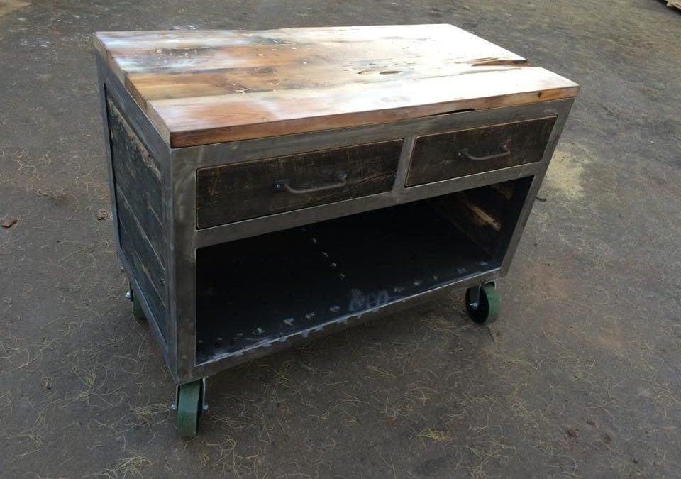 Chopwood Mercantile Rolling Retail Cart