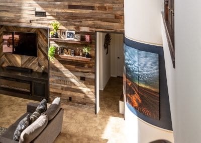 reclaimed wood wall material