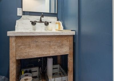 Reclaimed Bathroom Vanity Rafterhouse | Porter Barn Wood