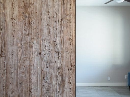 Grey Wash Mushroom Wood Door