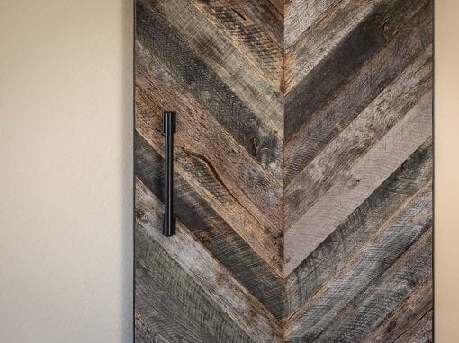 Modern Chevron Pattern Door