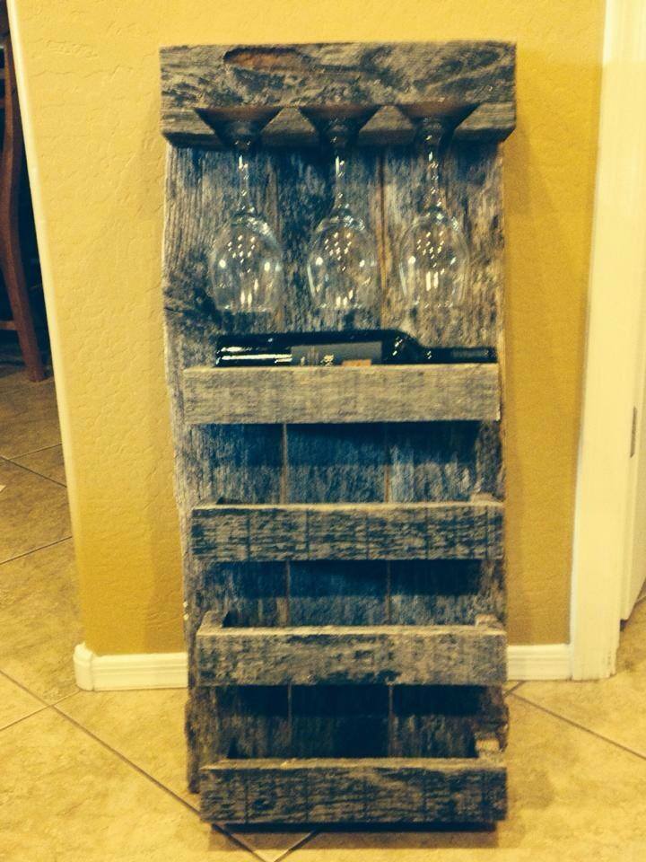 Scott's Wine Glass Holder Porter Barn Wood