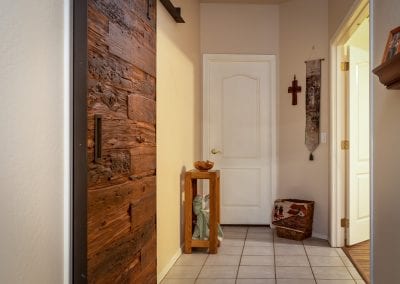 Mushroom Wood Hallway Sliding Door