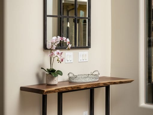 Walnut Console Tables