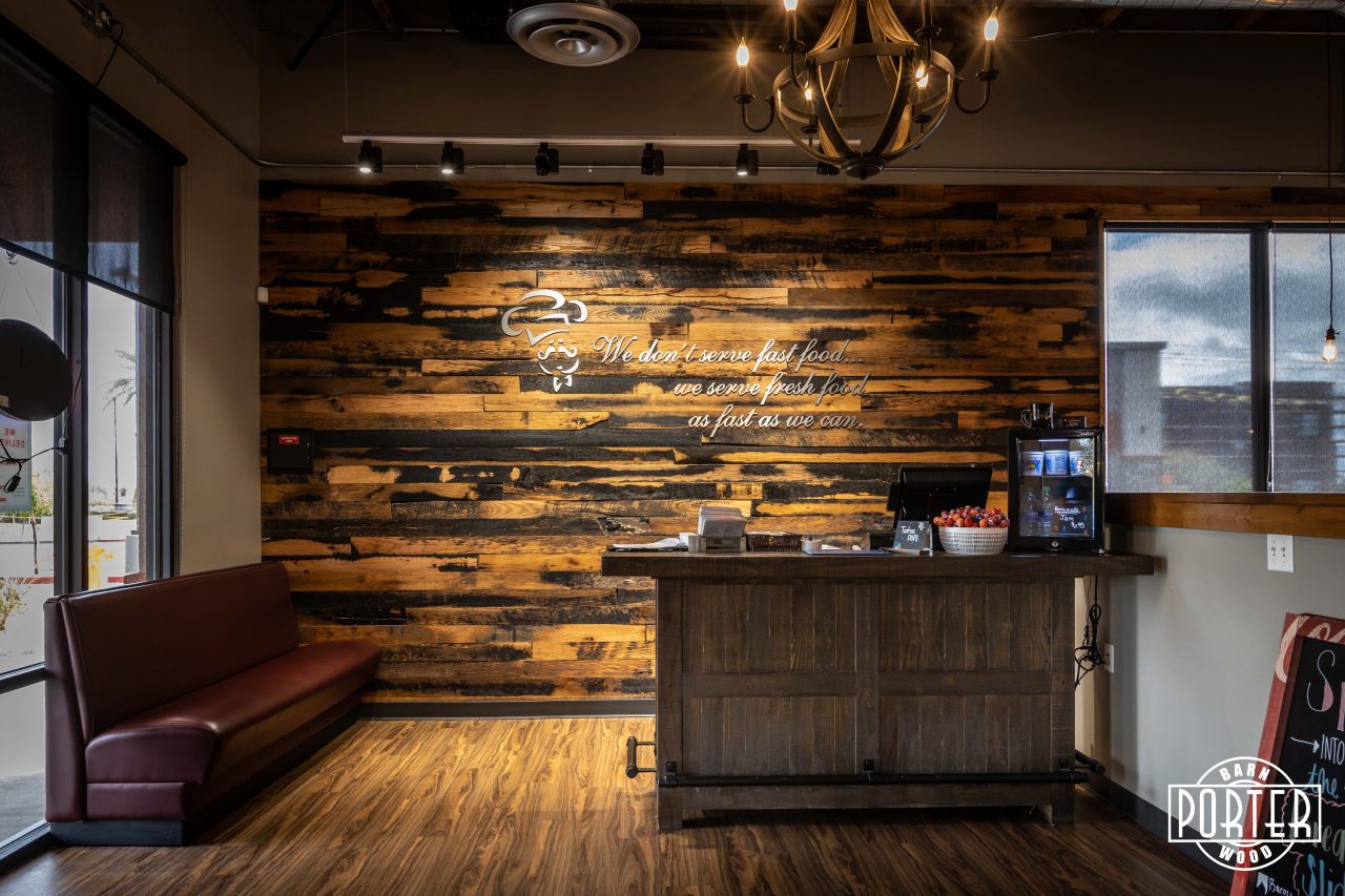 Biscuits Cafe - Peoria | Porter Barn Wood