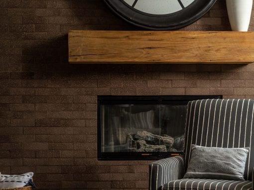 Elegant Living Room Mantel