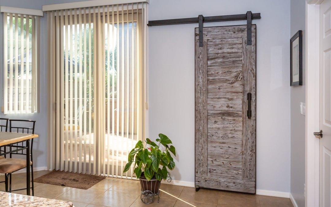 Mushroom Wood Pantry Door