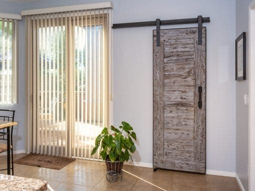 Mushroom Wood Pantry Door