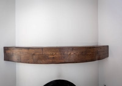 Reclaimed Curved Mantel