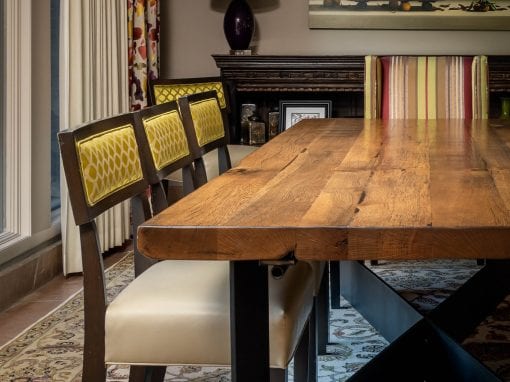 Reclaimed Oak Joist Dining Table