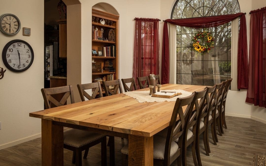 Traditional Mixed Hardwoods Table