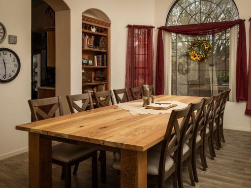 Traditional Mixed Hardwoods Table
