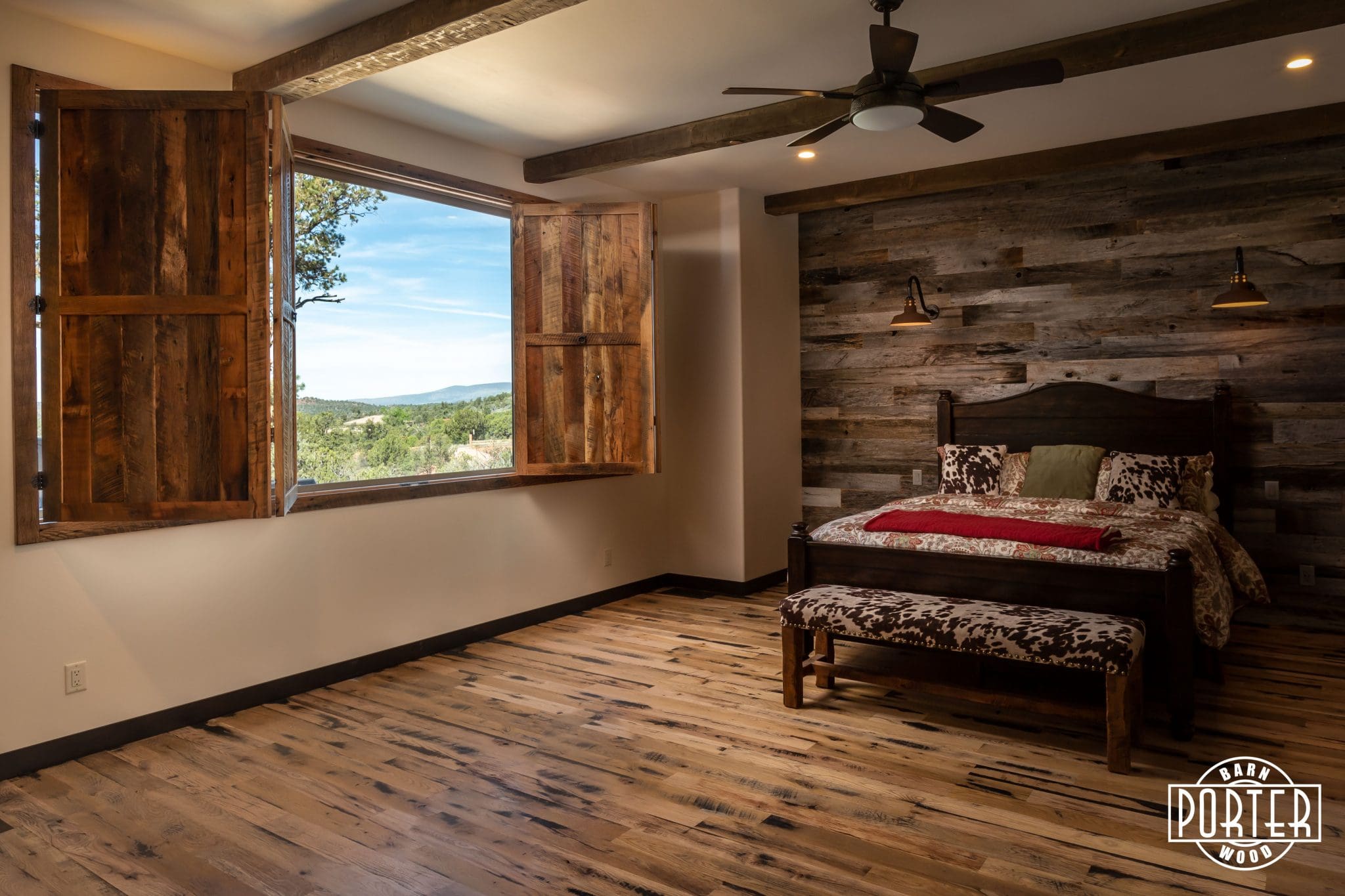 Sedona Master Bedroom | Porter Barn Wood
