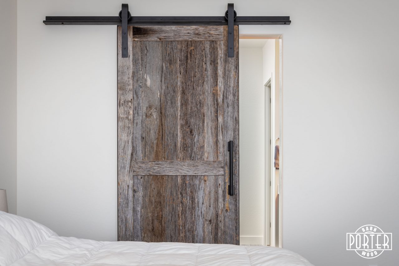 Tobacco Grey Master Sliding Door | Porter Barn Wood