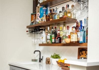 Reclaimed Bar Open Shelving | Porter Barn Wood