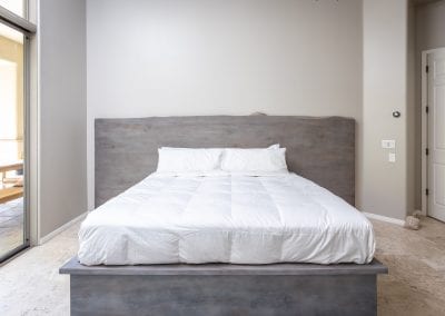 Cedar Headboard & Bed Frame With Grey Wash