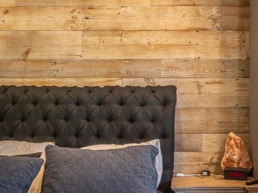 Reclaimed Bedroom Wood Wall