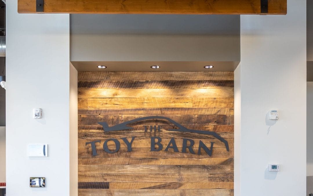 Toy Barn Chandler Tobacco Brown Wall & Sign