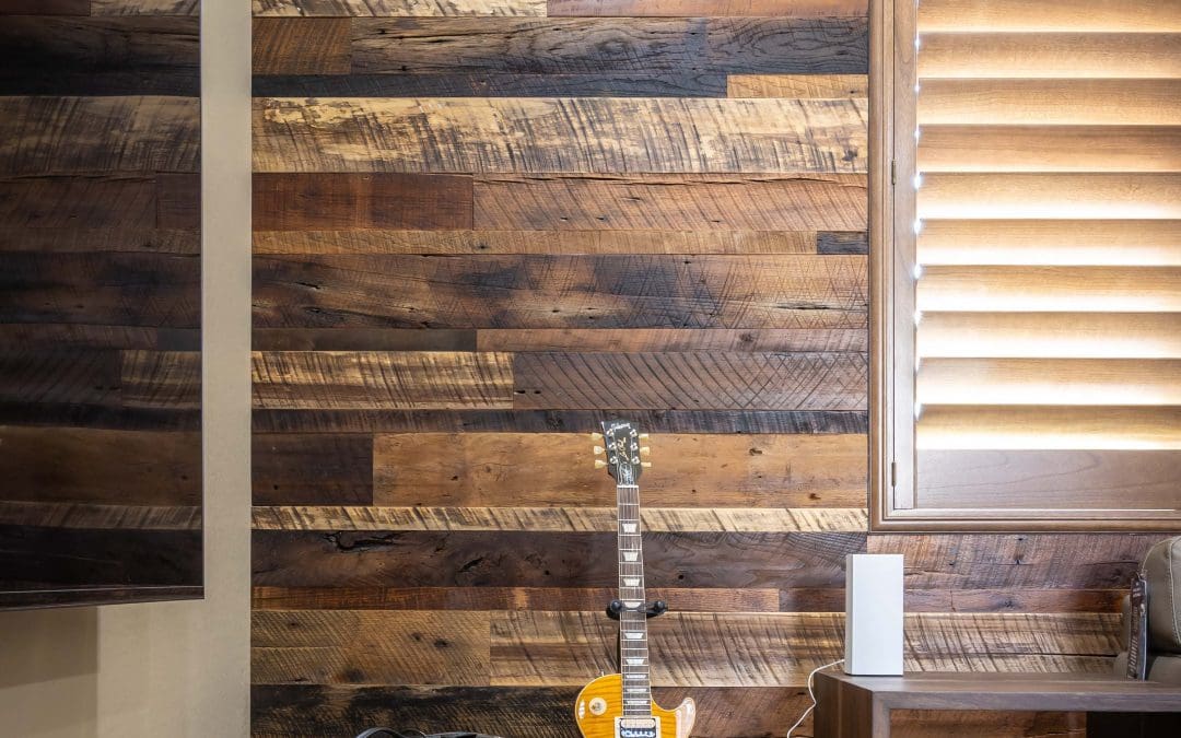 Tobacco Brown Jam Room Wall
