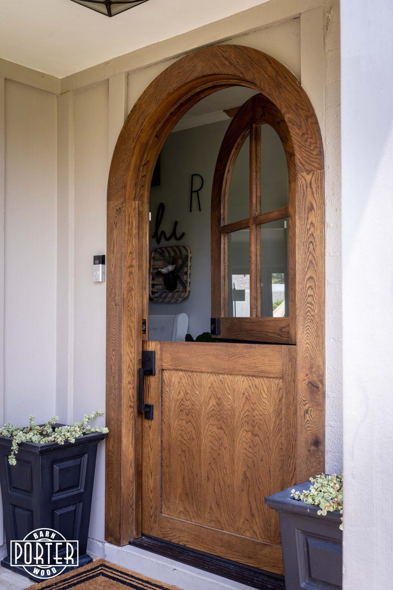 Solid Wood Dutch Door Solid Wood Dutch Swing Door - 35.4x23.6 Inch ...
