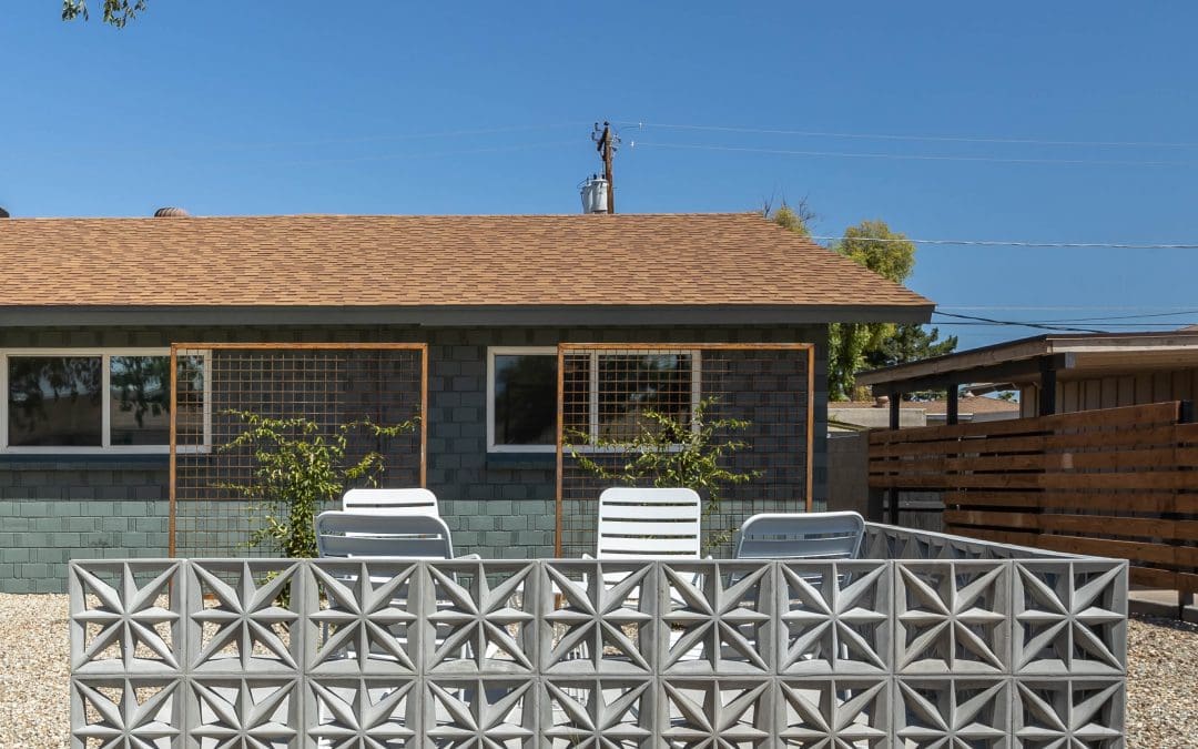 Courtyard Privacy Wall – Our Block Co.