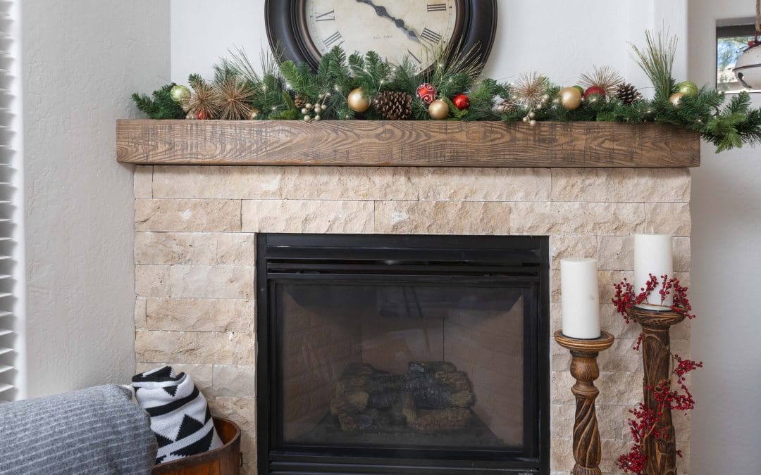 Sassafras Box Mantel With Custom Finish