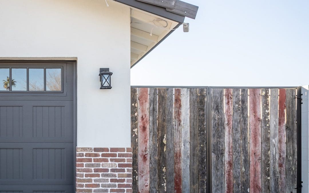 Reclaimed Wood Exterior Gate