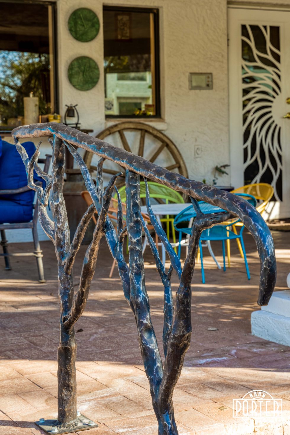 Custom Outdoor Hand Rails | Porter Barn Wood
