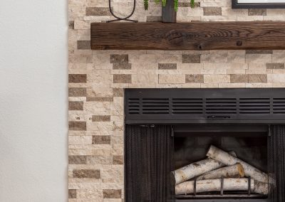 Reclaimed solid Mantel