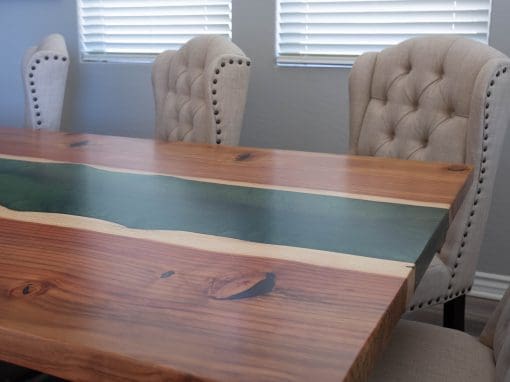 Epoxy River dining table
