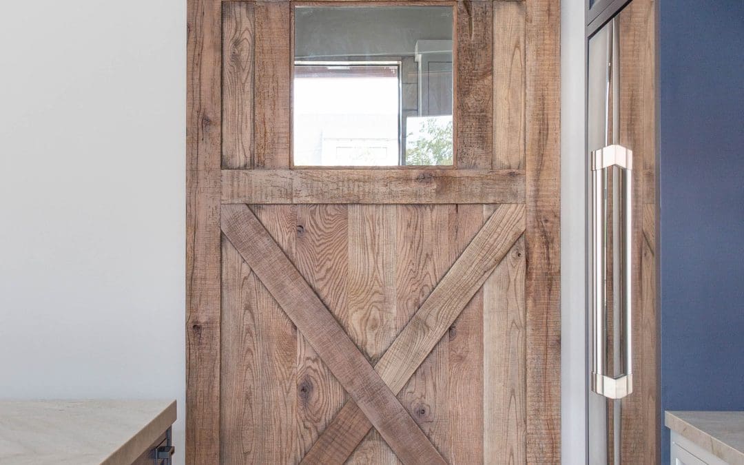 Mixed Hardwood Barn Door