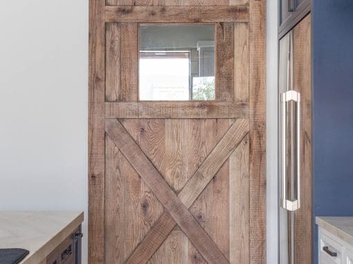 Mixed Hardwood Barn Door