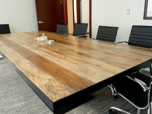 Reclaimed wood Conference Table