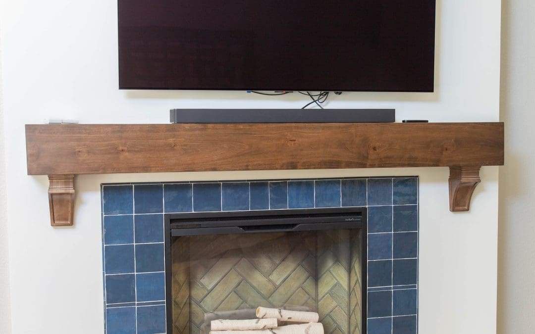 Maple Faux Beam Mantels