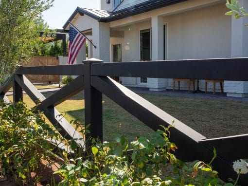 Custom Fabricated Steel Fence and Gate