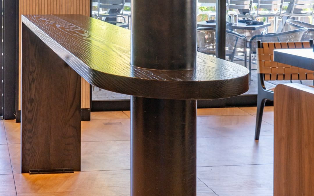 HIgh Top Waterfall Bar Table